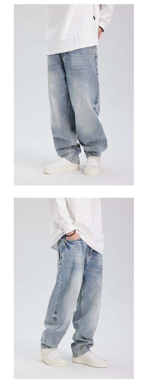 UrbanFade™ Retro Distressed Washed Jeans