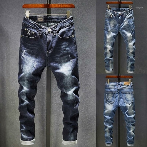 UrbanRip™ Men's Skinny Stretch Ripped Jeans